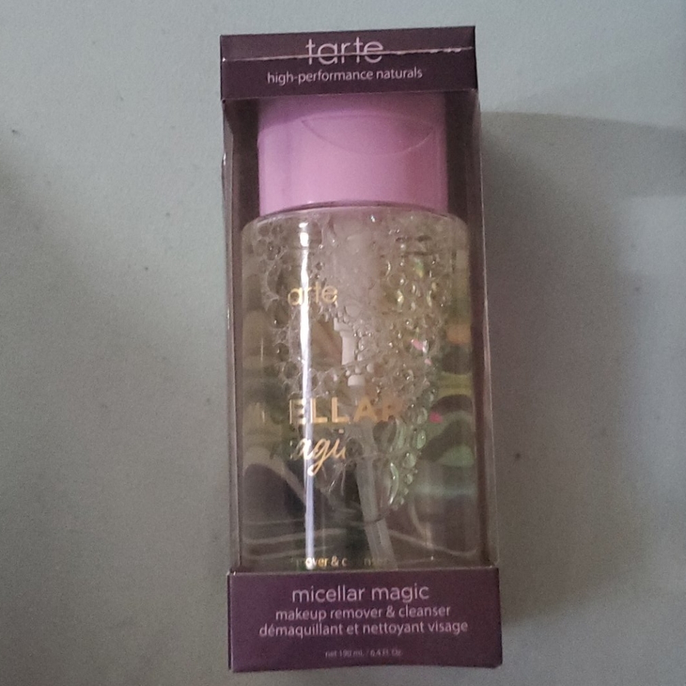 Tarte micellar magic makeup remover and cleanser